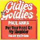 Afbeelding bij: Paul Anka - Paul Anka-Put your head on my shoulder / You are my des